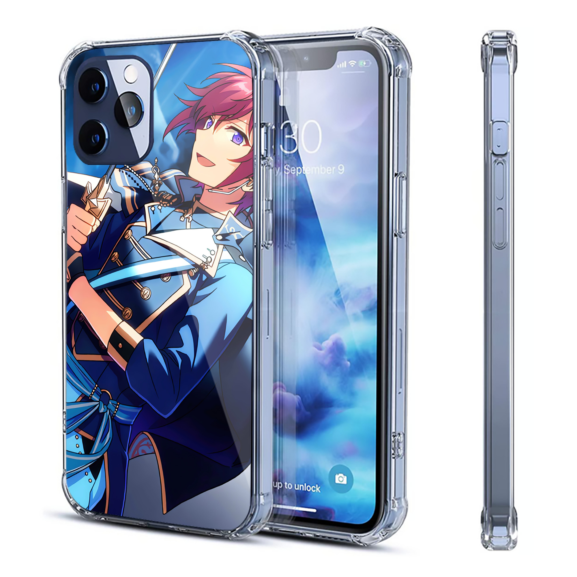 （画像用） あんさんぶるスターズ! Ensemble Stars 【iPhone 12シリーズ対応】透明スマホケース（クリアソフトケース）